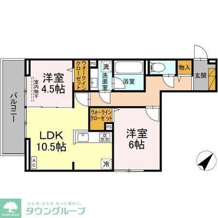 ハイクレストの物件間取画像